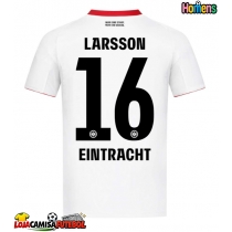Camisa de Futebol Eintracht Frankfurt Hugo Larsson #16 Equipamento Secundário 2025-26 Manga Curta
